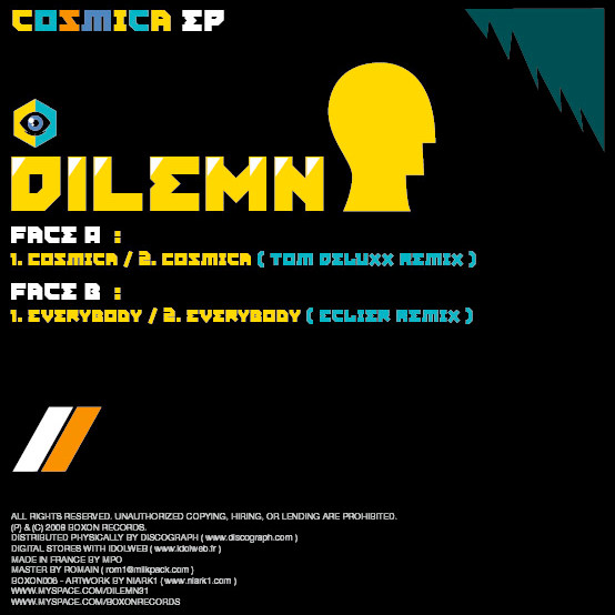 Dilemn - Cosmica EP | Boxon Records (BOXON006) - 2