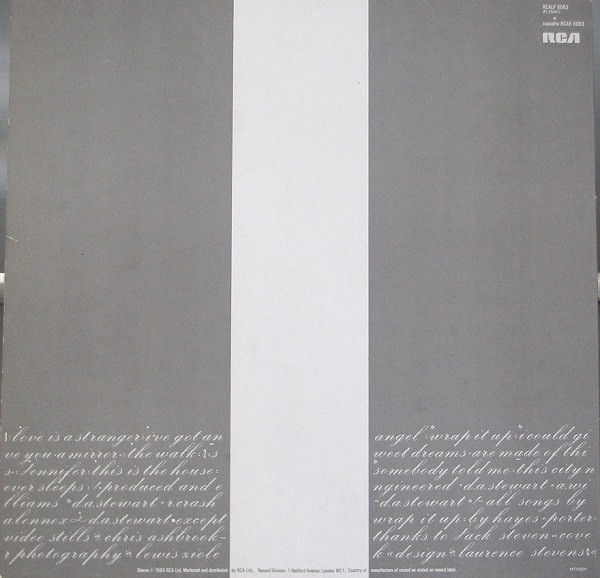 Eurythmics - Sweet Dreams (Are Made Of This) | RCA (RCALP 6063) - 2