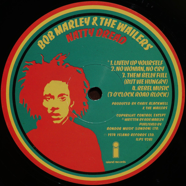 Bob Marley & The Wailers - Natty Dread | Island Records (ILPS 9281) - 3