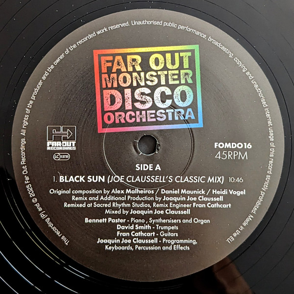 Far Out Monster Disco Orchestra - Black Sun (Joe Claussell Remixes) | Far Out Recordings (FOMD016)