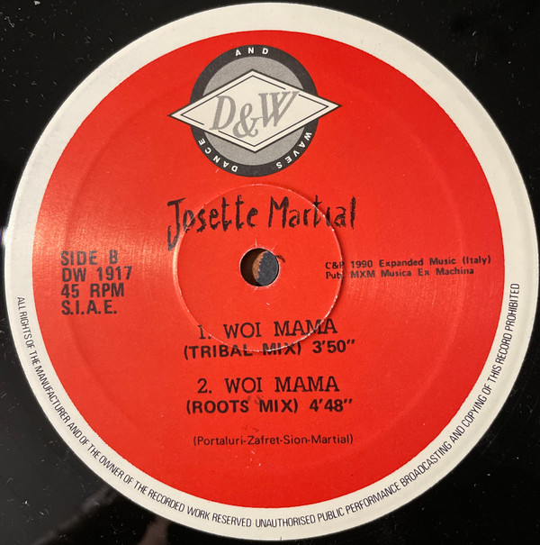 Josette Martial - Woi Mama | Dance And Waves (DW 1917) - 4
