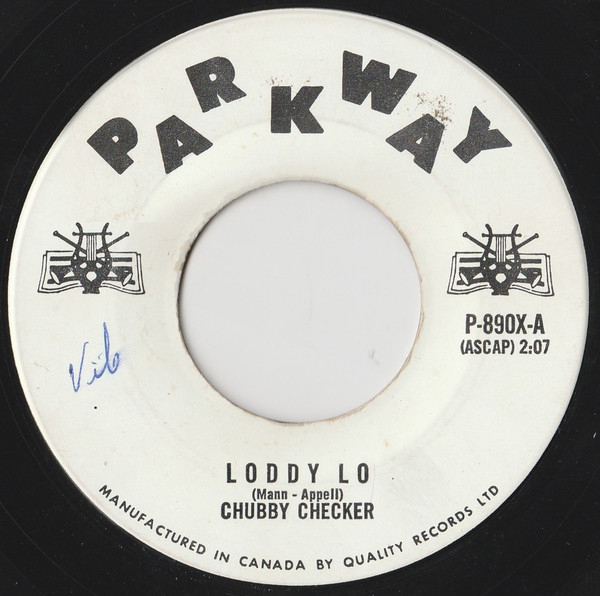 Chubby Checker - Loddy Lo | Parkway (P-890X)