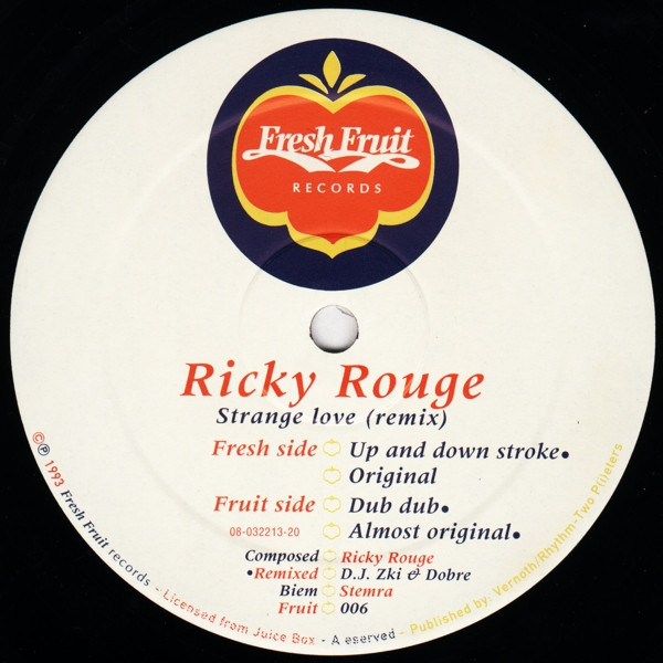 Ricky Rouge - Strange Love (Remix) | Fresh Fruit Records (Fruit 006)