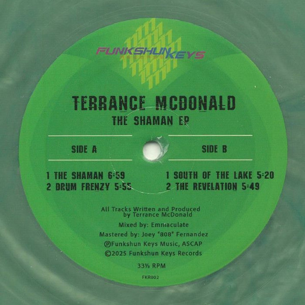 Terrance McDonald - The Shaman EP | Funkshun Keys (FKR 002) - main Terrance McDonald - The Shaman EP | Funkshun Keys (FKR 002) - main