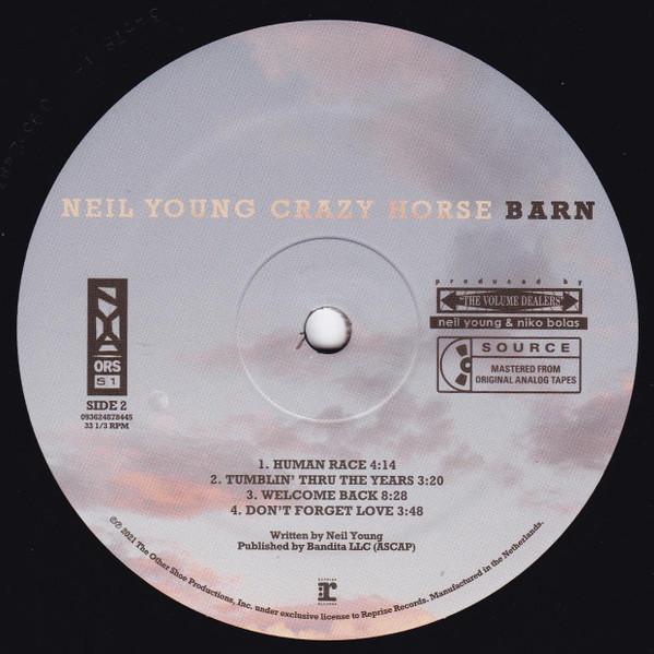 Neil Young With Crazy Horse - Barn | Reprise Records (093624878445) - 4