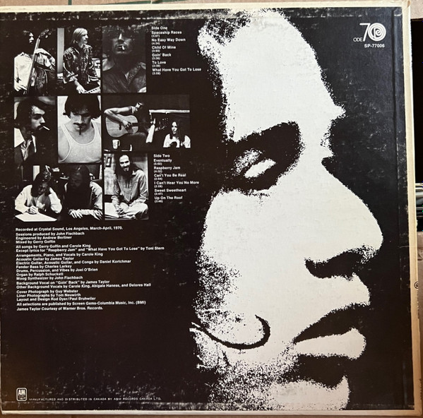 Carole King - Writer: Carole King | Ode Records (SP-77006) - 2