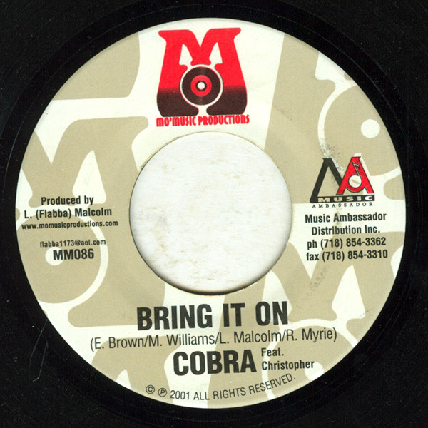 Mad Cobra / Christopher - Bring It On / It's On | Mo' Music Productions (MM086)