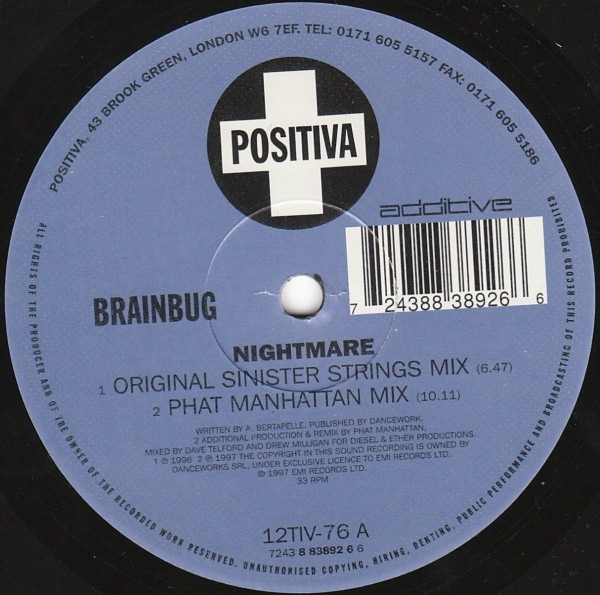 Brainbug - Nightmare | Positiva (12TIV-76) - 3