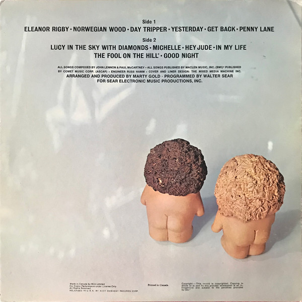 Marty Gold - Moog Plays The Beatles | Avco Embassy (AVE 33003) - 3