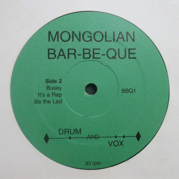 Mongolian Bar-Be-Que - Drum And Vox | Not On Label (BBQ1) - 2 Mongolian Bar-Be-Que - Drum And Vox | Not On Label (BBQ1) - 2
