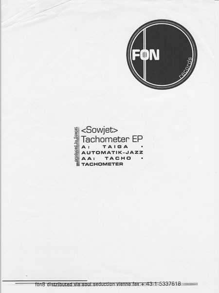 Sowjet - Tachometer EP | Fön (fön 8) - main
