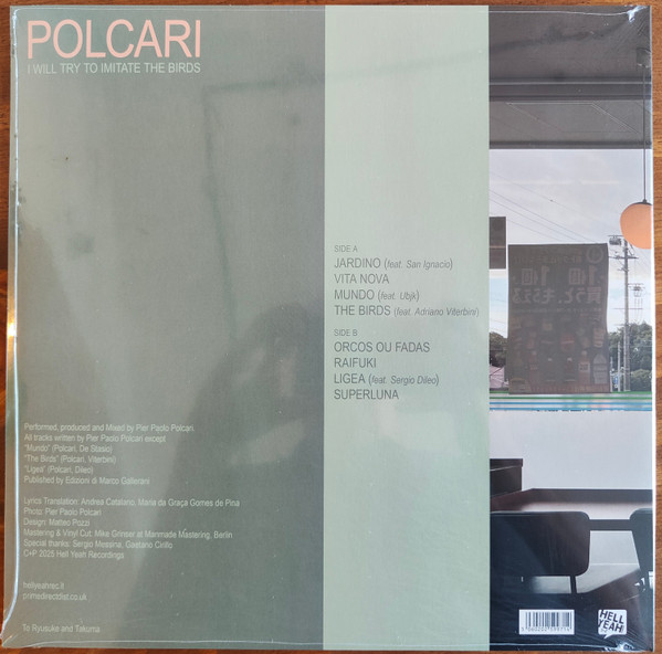 Paolo Polcari - I Will Try To Imitate The Birds | Hell Yeah Recordings (HYR7295) - 2