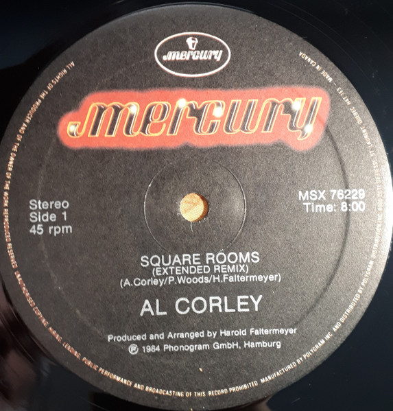 Al Corley - Square Rooms | Mercury (MSX 76229) - 3