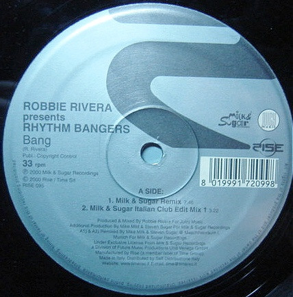 Robbie Rivera Pres. Rhythm Bangers - Bang | Rise (RISE 095) - 2