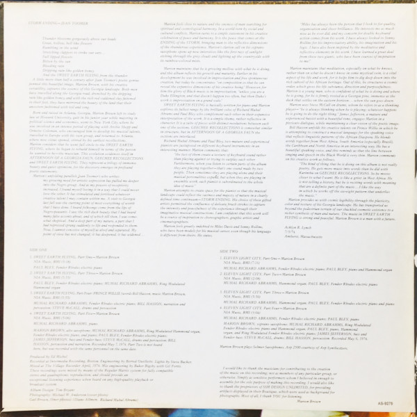 Marion Brown - Sweet Earth Flying | Impulse! (AS-9275) - 2