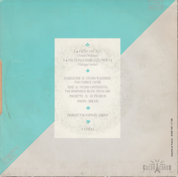 Nani Antoni - Faites Vos Jeux | Coco Records (11 502) - 2