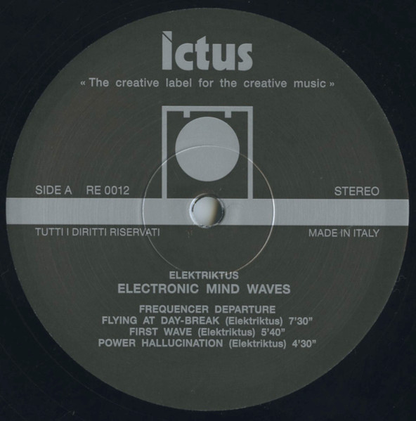 Elektriktus - Electronic Mind Waves | Ictus Records (ICTUS RE 0012) - 3