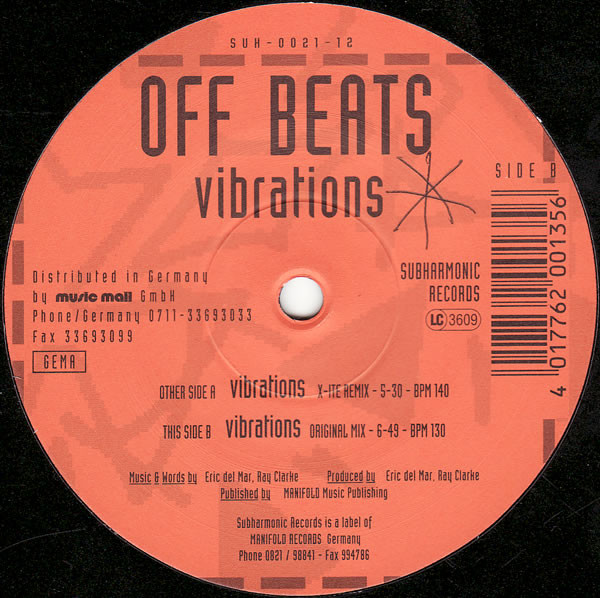 Off Beats - Vibrations | Subharmonic Records (SUH 0021-12)
