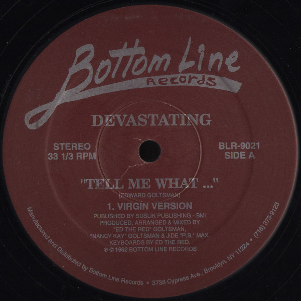 Devastating - Tell Me What... | Bottom Line Records (BLR-9021) - main Devastating - Tell Me What... | Bottom Line Records (BLR-9021) - main