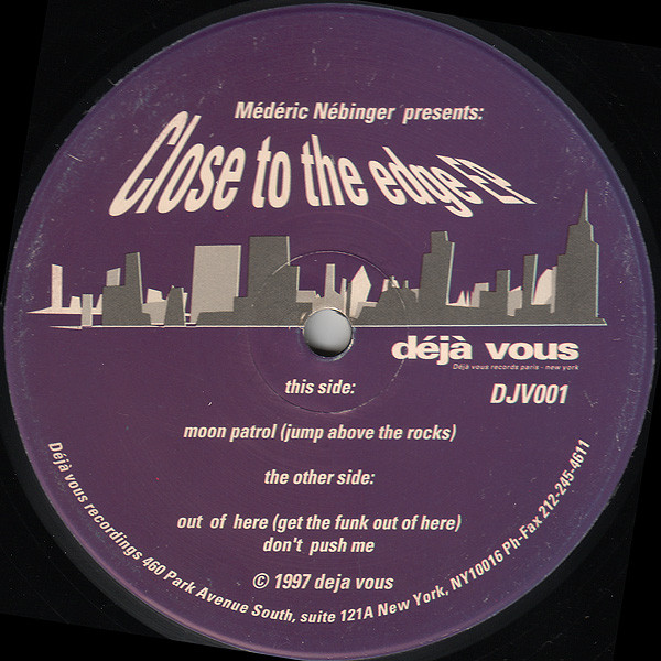 Mederic Nebinger - Close To The Edge EP | Déjà Vous (DJV001)