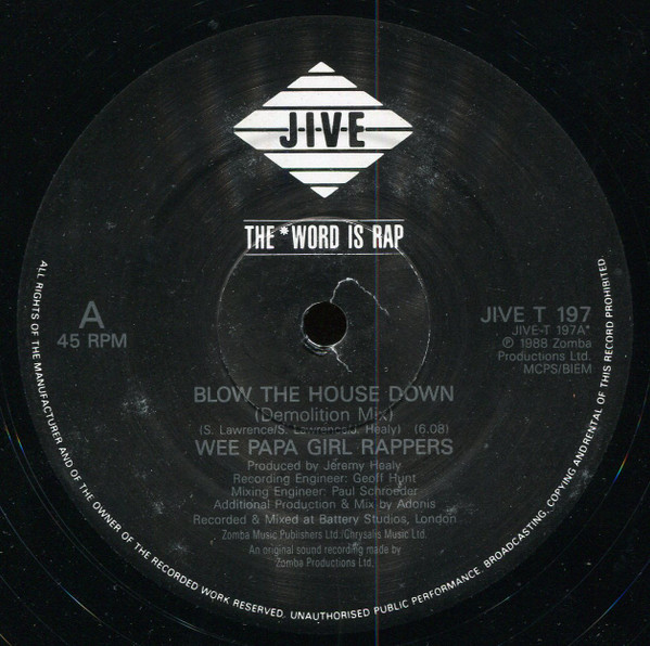 Wee Papa Girl Rappers - Blow The House Down | Jive (JIVE X 197) - 5 Wee Papa Girl Rappers - Blow The House Down | Jive (JIVE X 197) - 5