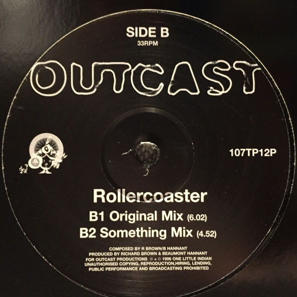 Outcast - Rollercoaster | One Little Indian (107TP12P) - 2 Outcast - Rollercoaster | One Little Indian (107TP12P) - 2