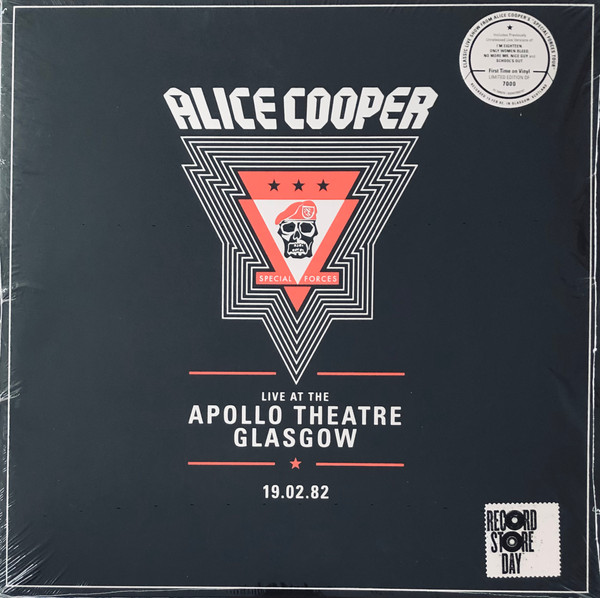 Alice Cooper - Live At The Apollo Theatre, Glasgow // 19.02.82 | Rhino Records (R1 599976)
