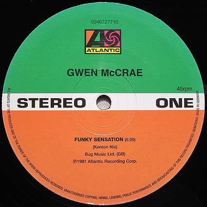 Gwen McCrae - Funky Sensation / Keep The Fire Burning | Warner Strategic Marketing (5046727710) - 3