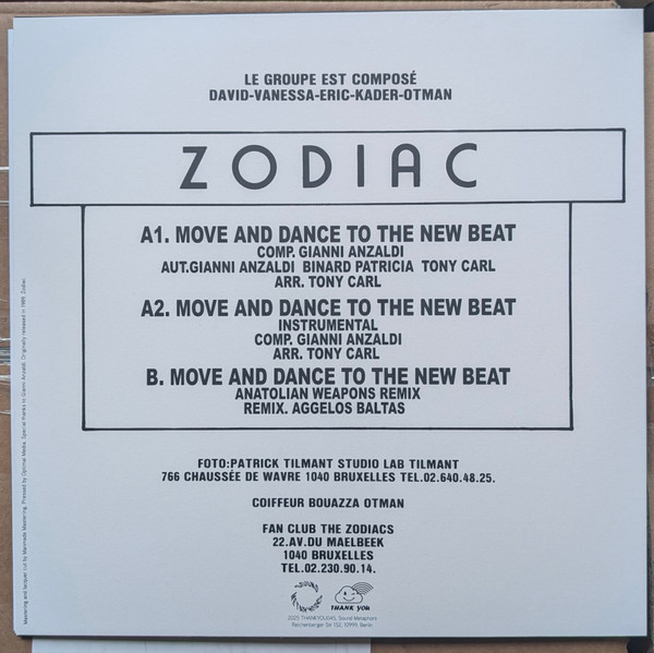 The Zodiacs - Move & Dance To The New Beat | THANK YOU (THANKYOU045) - 2 The Zodiacs - Move & Dance To The New Beat | THANK YOU (THANKYOU045) - 2