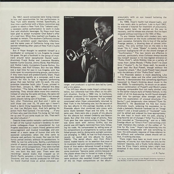 Elmo Hope , John Coltrane , Donald Byrd , Jimmy Heath , "Philly" Joe Jones - The All-Star Sessions | Milestone (M-47037) - 3 Elmo Hope , John Coltrane , Donald Byrd , Jimmy Heath , "Philly" Joe Jones - The All-Star Sessions | Milestone (M-47037) - 3