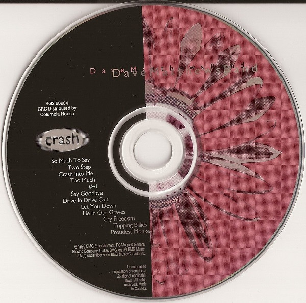 Dave Matthews Band - Crash | BMG Entertainment (BG2 66904) - 3