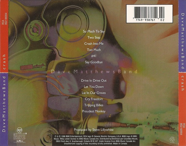 Dave Matthews Band - Crash | BMG Entertainment (BG2 66904) - 2