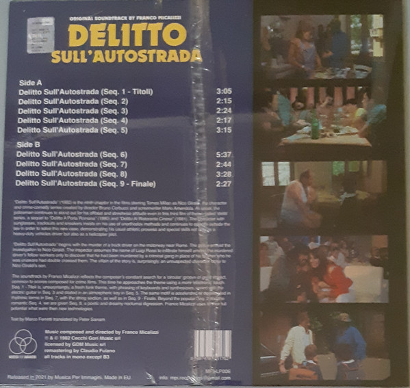 Franco Micalizzi - Delitto Sull'Autostrada | Musica Per Immagini (MPI-LP006) Franco Micalizzi - Delitto Sull'Autostrada | Musica Per Immagini (MPI-LP006)