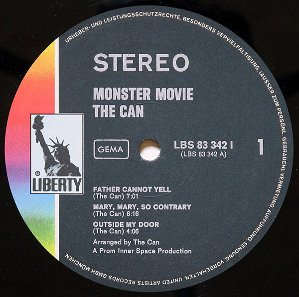 Can - Monster Movie | Liberty (LBS 83342 I) - 3