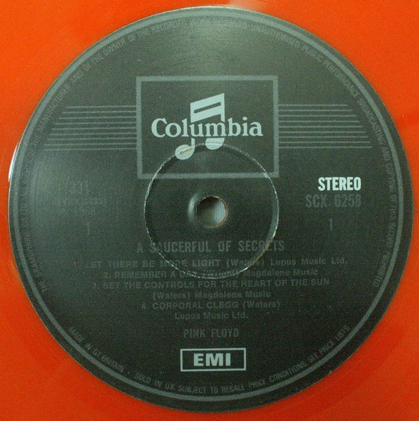 Pink Floyd - A Saucerful Of Secrets | Columbia (SCX 6258) - 4 Pink Floyd - A Saucerful Of Secrets | Columbia (SCX 6258) - 4