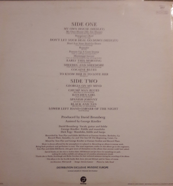 David Bromberg - My Own House | Fantasy (F-5956) - 2