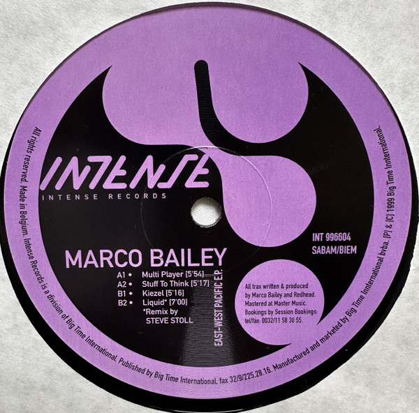 Marco Bailey - East-West Pacific EP | Intense Records (INT 996604) - 3