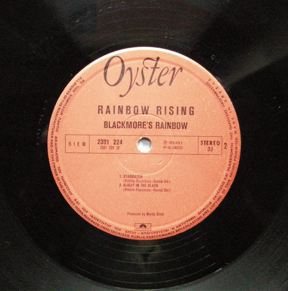 Rainbow - Rising | Polydor (2391 224) - 4