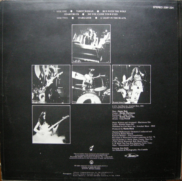 Rainbow - Rising | Polydor (2391 224) - 2