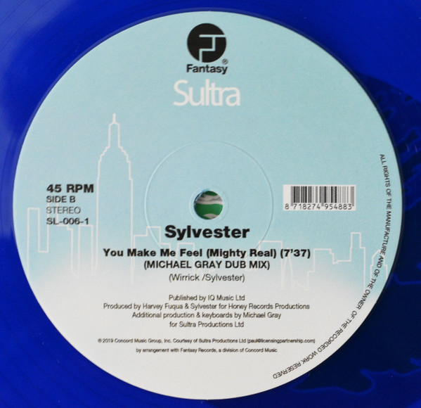 Sylvester - You Make Me Feel (Mighty Real) | Sultra Records (SL-006-1) - 2