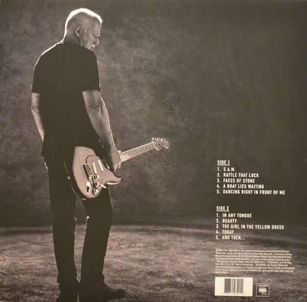 David Gilmour - Rattle That Lock | Columbia (88875123291) - 2 David Gilmour - Rattle That Lock | Columbia (88875123291) - 2