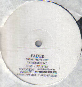 Fader - News From The Underground | Condition (COND 003) - 2