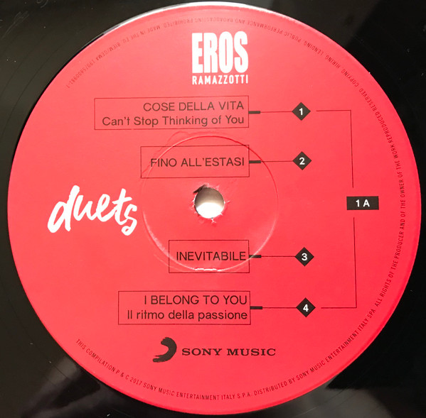 Eros Ramazzotti - Duets | Sony Music (19075800981) - 4