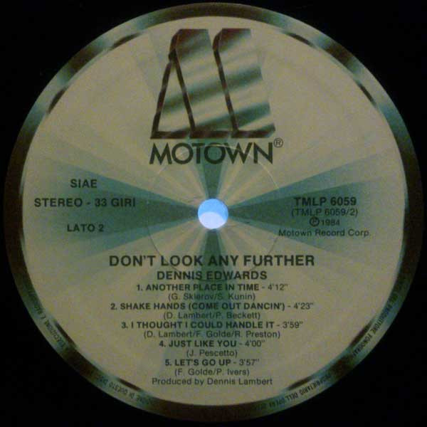 Dennis Edwards - Don't Look Any Further | Gordy (TMLP 6059) - 4