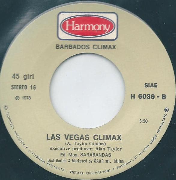 Barbados Climax - California U.S.A. / Las Vegas Climax | Harmony (H 6039) - 4 Barbados Climax - California U.S.A. / Las Vegas Climax | Harmony (H 6039) - 4