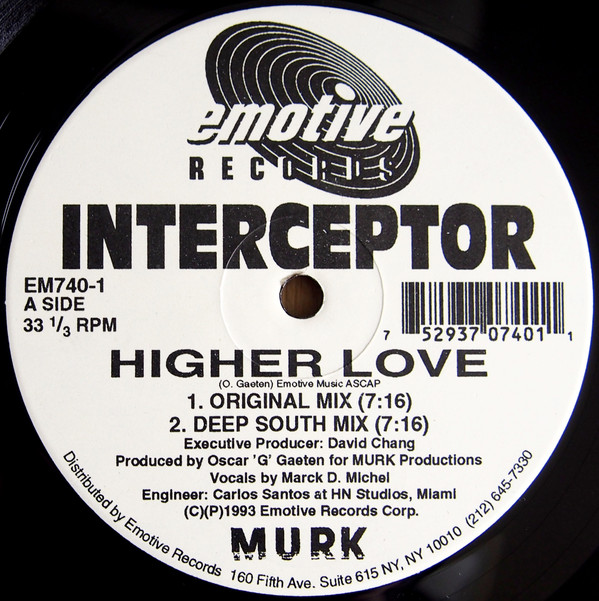 Interceptor - Higher Love | Emotive Records (EM740-1)