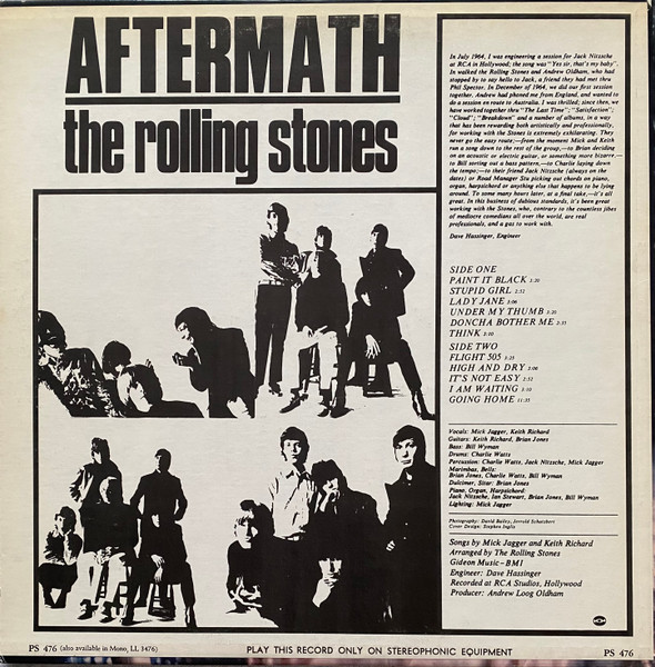 The Rolling Stones - Aftermath | London Records (PS 476) - 2