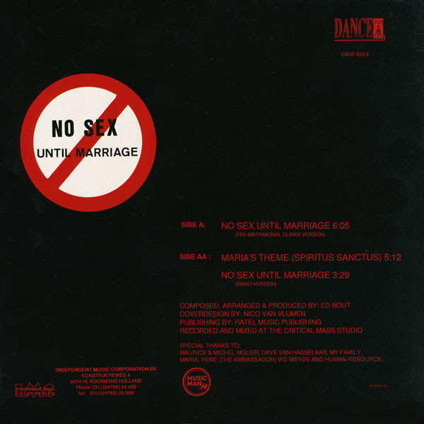 Ave Maria - No Sex Until Marriage | Dance Device (DADE 933-5) - 4