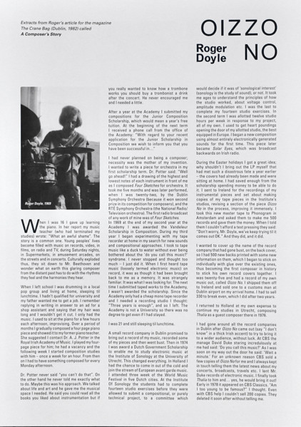 Roger Doyle - Oizzo No | Cacophonic (24CACKLP) - 4