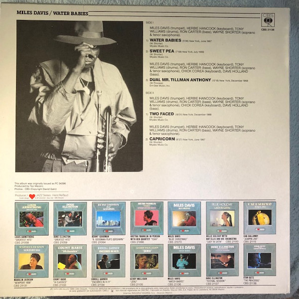 Miles Davis - Water Babies | CBS (CBS 21136) - 2